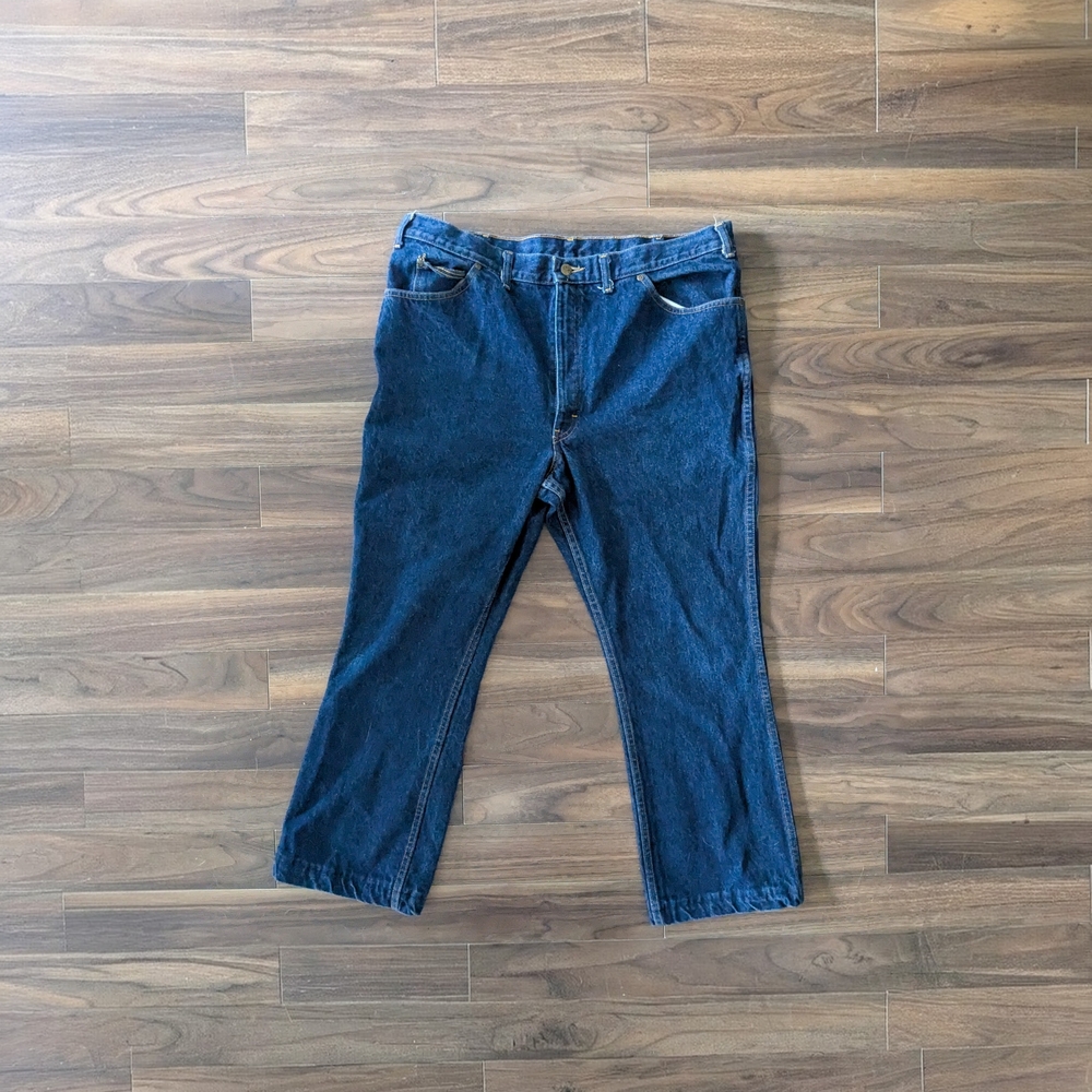 Lee Men's Dark Blue Bootcut Jeans